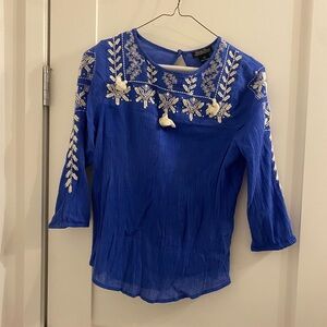 Lucky Brand Floral Blouse